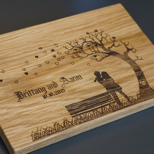 Home gift Custom Cutting Board Personalized Love tree cutting board Personalised board Wedding cutting board Engraved Custom cutting board