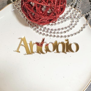 Gold place cards Gold Wedding cards GOLD MIRROR place cards Acrylic laser cut NAMES laser cut place cards name cards wedding acrylic table