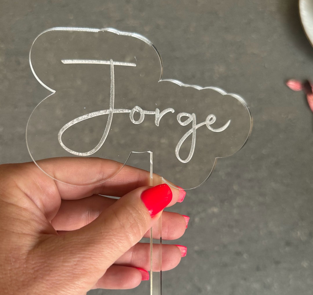 Custom TABLE NAMES Wooden Custom Wedding Table Name Topper Etsy