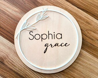 Baby wooden signs, newborn baby signs, nursery decors