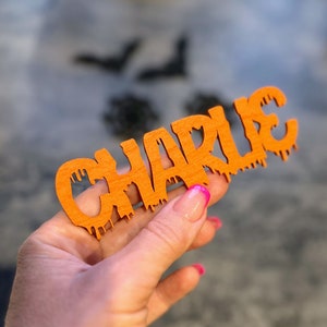 Spookachtige Halloween-taslabels Halloween-decors Halloween-tafeldecors Halloween-plaatskaarten Halloween-decoraties Halloween Laser Cut Names