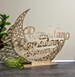 Freestanding Ramadan Mubarak moon sign Ramadan Kareem Sign Blessed Ramadan wall sign Moon Eid Mubarak Islamic gifts Islamic moon wooden sign 