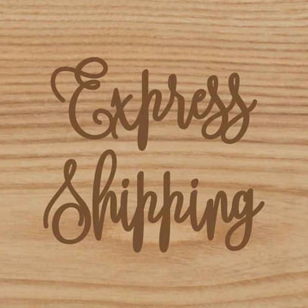 WORLDWIDE - UPGRADE to Express shipping in 2 - 4 working days, Small package