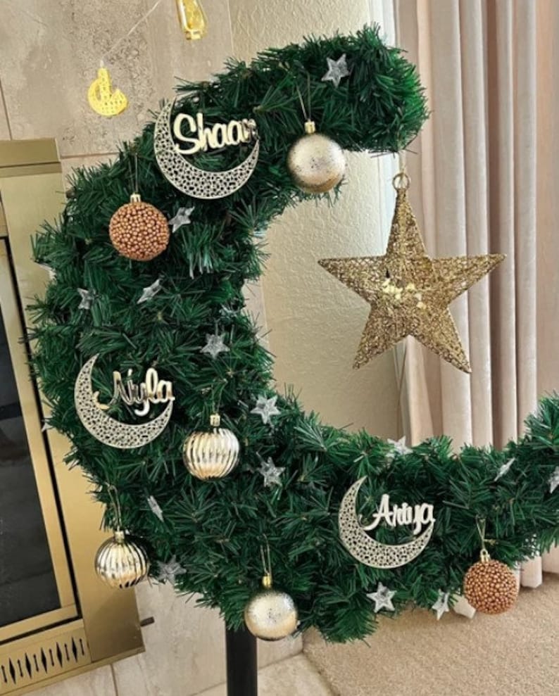 ramadan moon tree decorations