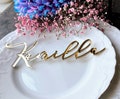 Gold Mirror place cards Luxury Wedding Place Cards Gold Mirror TAGS Laser cut names Acrylic Wedding Cards Wedding Decor Table CUSTOM Event