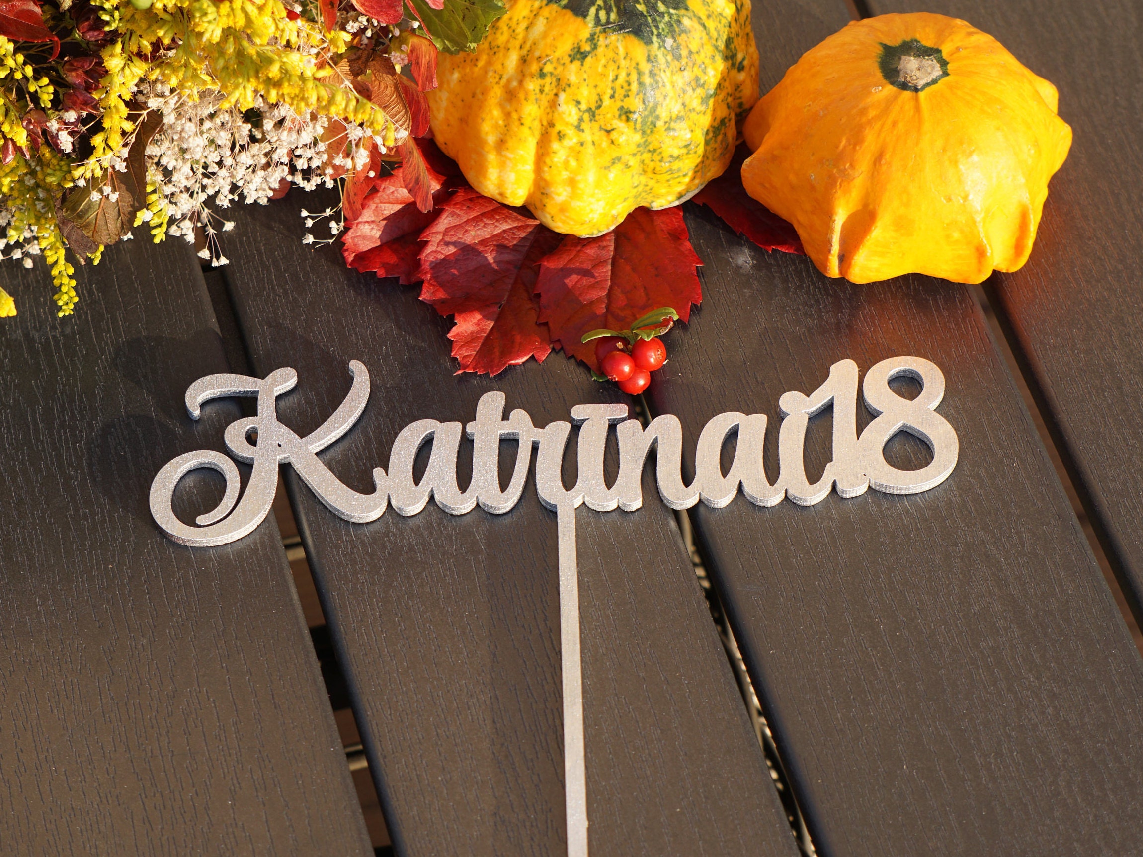 Name Birthday Cake Topper Personalised Happy Birthday Cake Etsy