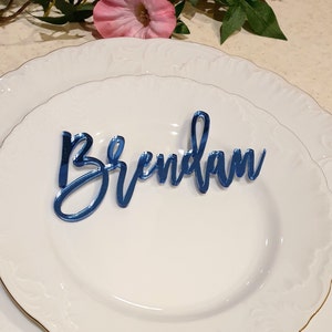 Blaue Babyparty Platzkarten, rosa Babyparty Dankeschöns, blau Oh Baby Dankeschöns Personalisierte Hochzeitskarten, Laser cut Karten