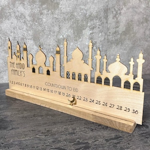 Familie Ramadan Kalender Ramadan Mubarak Ramadan Dekor Ramadan Schild EID Dekor Eid Ramadan Ramadan Kareem Islamischer Dekor Islamisches Zeichen