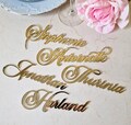 Luxury Wedding Place Cards Gold Mirror TAGS Laser cut names Acrylic Wedding Place Card Wedding Decor Table Place Setting CUSTOM Event tags product logo