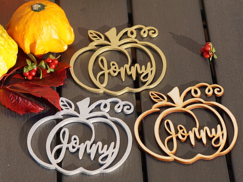 Thanksgiving table decor thanksgiving decorations ideas thanksgiving place cards pumpkin place cards Thanksgiving Table Settings image 3