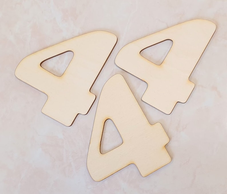 Houten Letters Alfabet Houten cijfers grote houten letters Etsy Nederland