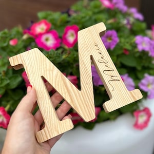 Letras de boda independientes Letras independientes Letras de boda de madera Números de madera Letras grandes de madera Letras en blanco Espacios en blanco de madera Roble