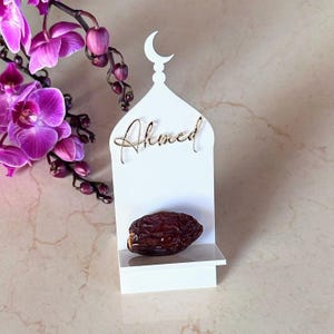 Personalisierte Eid Iftar Tischdekoration Ramadan Dekor Iftar Dekor Datum Halter Acryl Datum Anzeige Ramadan Geschenk Party Favor Eid Geschenk