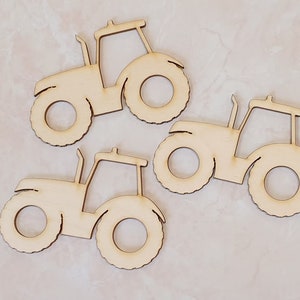Wooden tractor Wood blanks plywood blanks different shapes acrylic blanks shapes Birch Plywood unfinished Blanks for wooden tractor signs