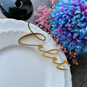 1 Gold Mirror place cards Luxury Wedding Place Card