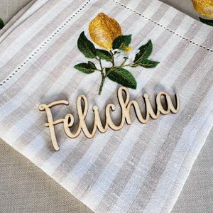 Custom Wedding place card, Personalized wedding place table cards, Laser Cut Name,s Place Setting,  Wedding Name Cards Names Table Decor