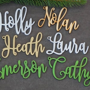 Personalisierte Weihnachtsstrumpfanhänger Personalisierte Weihnachtsstrumpfanhänger Weihnachtsgeschenkanhänger Weihnachtsetiketten Geschenkanhänger Name Ornament Tags