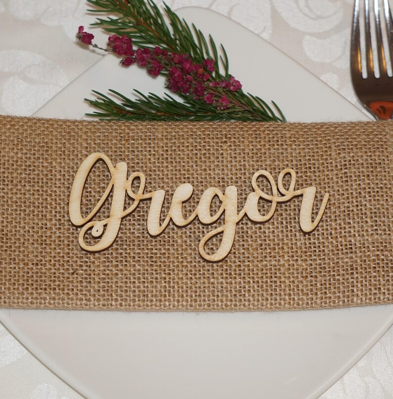 CHRISTMAS Place Cards Christmas Table Decoration Personalized - Etsy