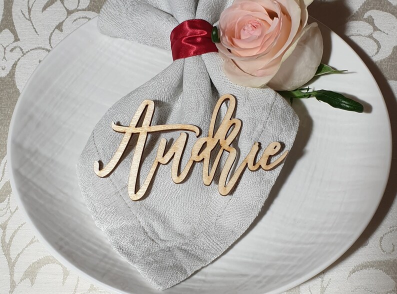 Laser Cut Names Place Cards Wedding Place Cards Custom Place Etsy Australia