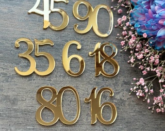 Acrylic Numbers Custom Number Craft Lasercut numbers Wedding numbers Wood Wedding Acrylic Numbers Wedding Table Numbers Crafts Modern Decor