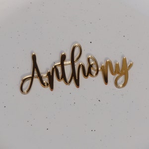 Gold mirror Wedding place cards Acrylic place cards GOLD mirror place cards Acrylic laser cut place names cards wedding table place cards