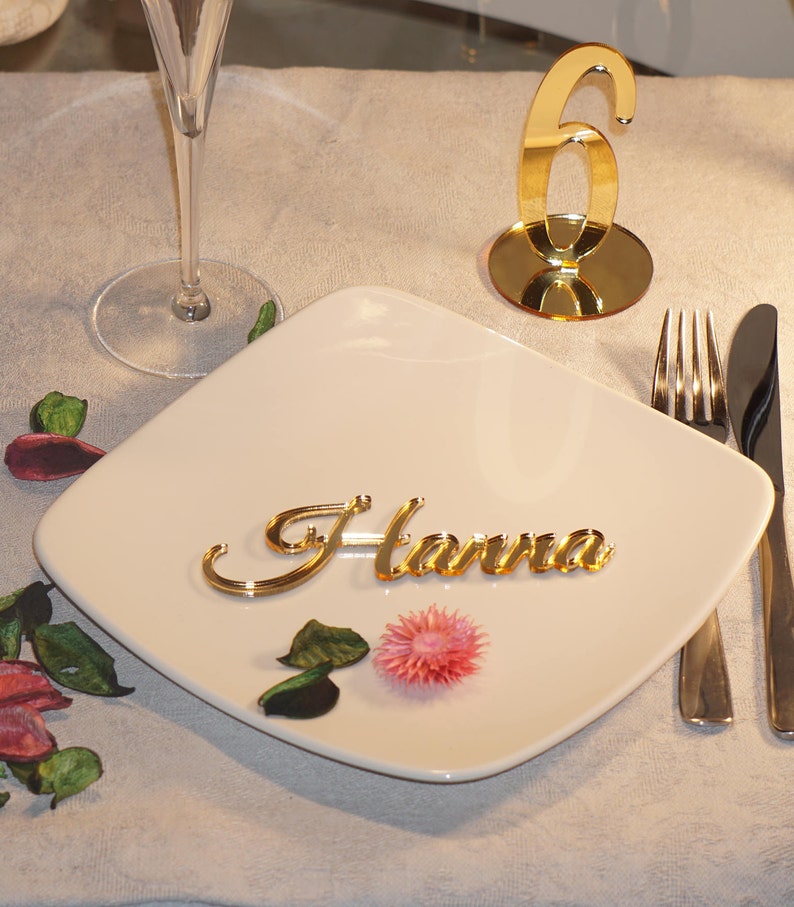 Place cards for party Wedding place cards Acrylic laser cut Etsy