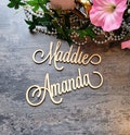 Wood wedding place cards Laser Cut Name signs Place wedding place cards Setting Sign Dinner Party Place Card Wedding Decor place cards product logo