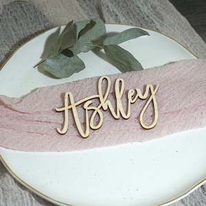 Place cards Wedding place cards Laser Cut Names Custom Place Settings WOOD names Bridal Party Place Card Wedding Cards Party Decoration