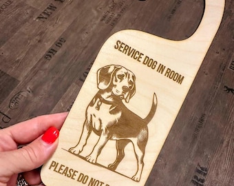 Dog warning sign Custom breed dog Do not disturb sign Dog Door Hanger dog sign NATURAL WOODEN dog hanger dog sign do not disturb wooden sign