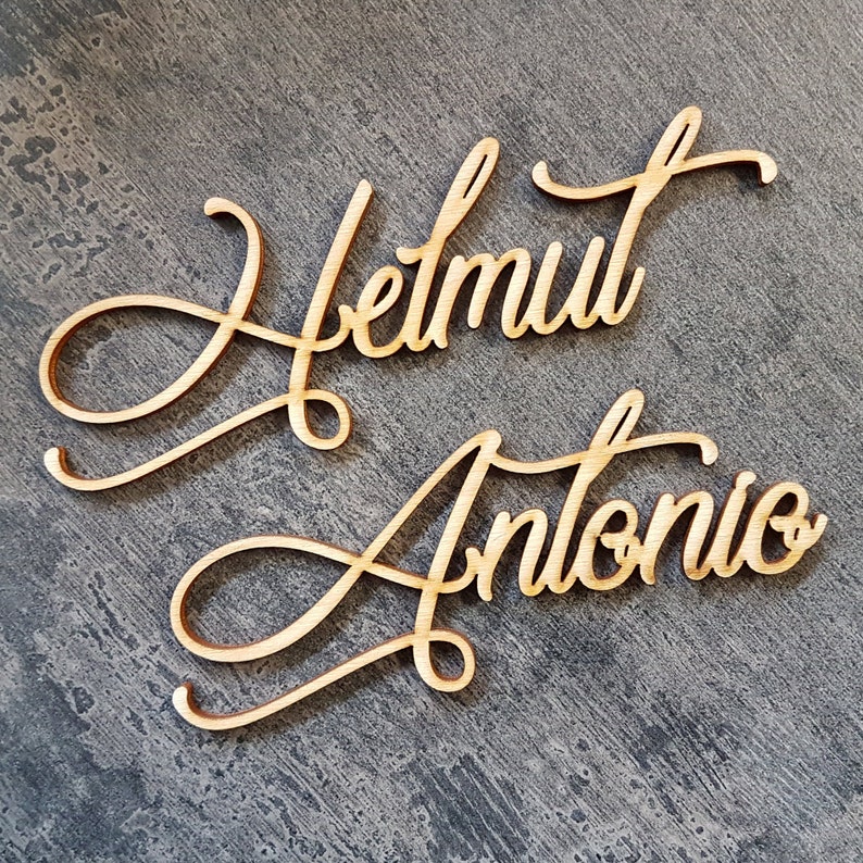 40 thanksgiving place cards Thanks and GIVING thanks wedding place cards Laser Cut Name signs for wedding Place Setting Wedding Modern Party