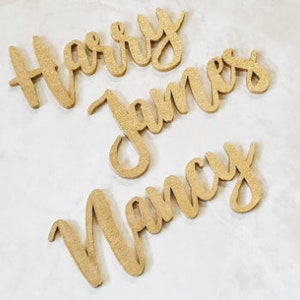 Wedding place cards Custom Laser Cut Name signs Place Setting Signs Party Place Cards Wedding Cards wedding Decoration Party Decoration