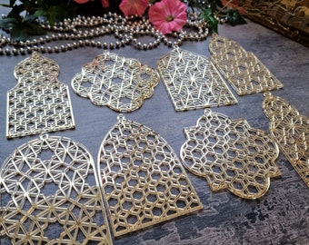 Set of 8 EID Decor Islamic panel Eid Decoration Ramadan Mubarak Stars Ramadan Kareem Ramadan Eid Islamic Icon decor Islamic sign