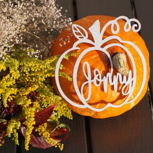 Thanksgiving table decor thanksgiving decorations ideas thanksgiving place cards pumpkin place cards Thanksgiving Table Settings image 7