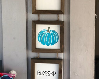 Thanksgiving Hand Painted Wall Decor