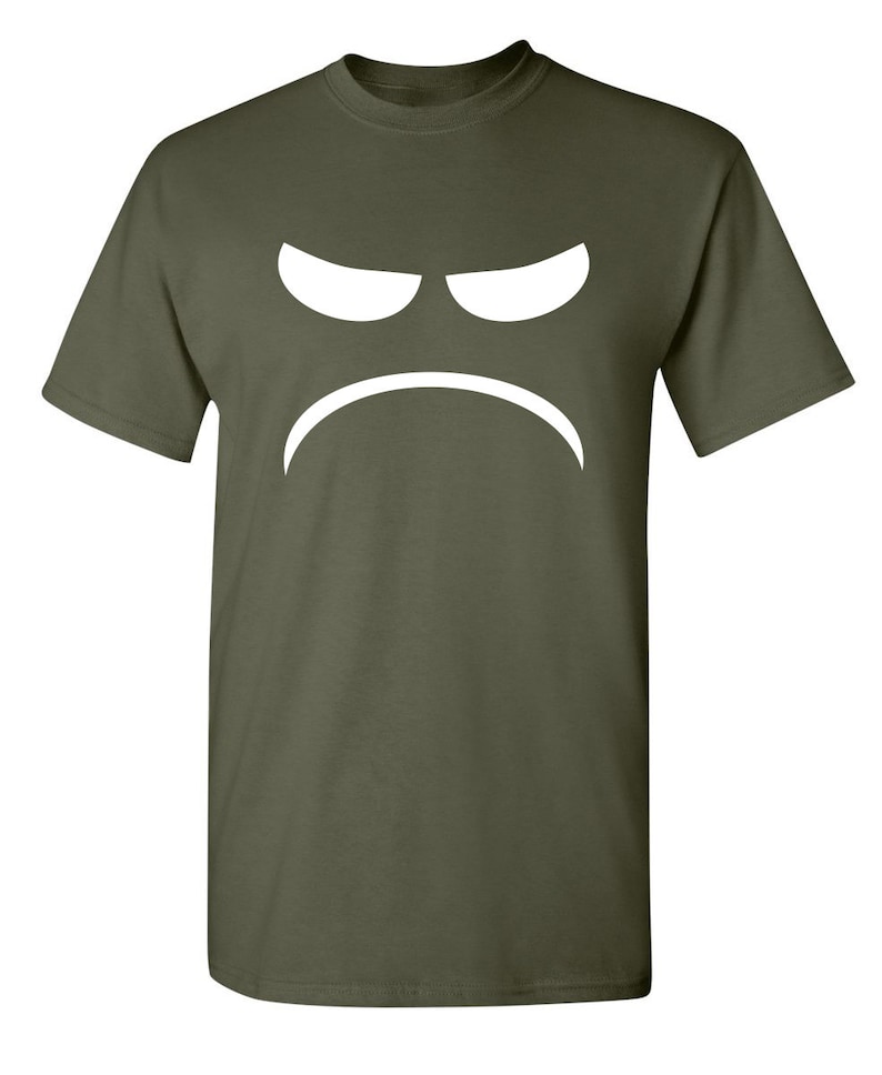 Mad Smile Sarcastic Humor Graphic Novelty Funny T Shirt