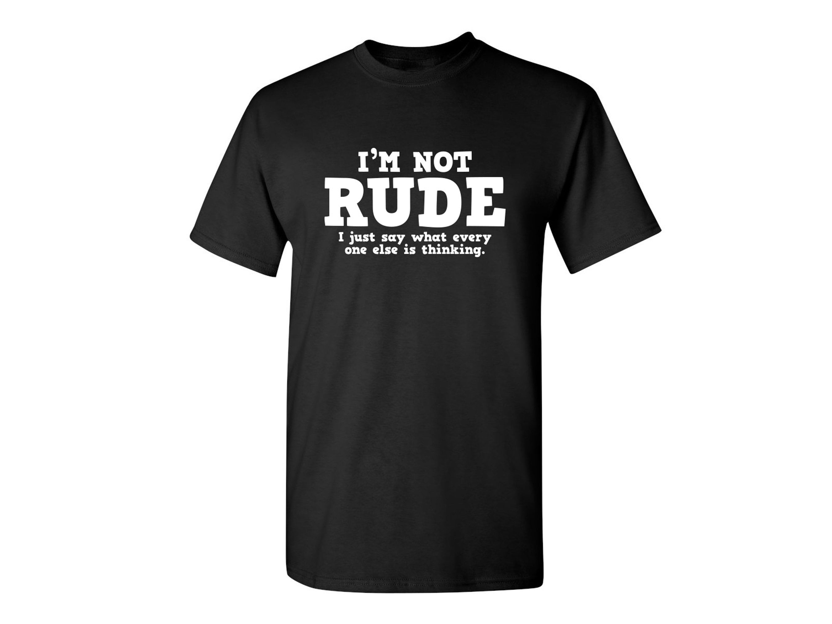 I'm Not Rude Funny T-shirt PS_0654W Novelty Gift T-shirt - Etsy