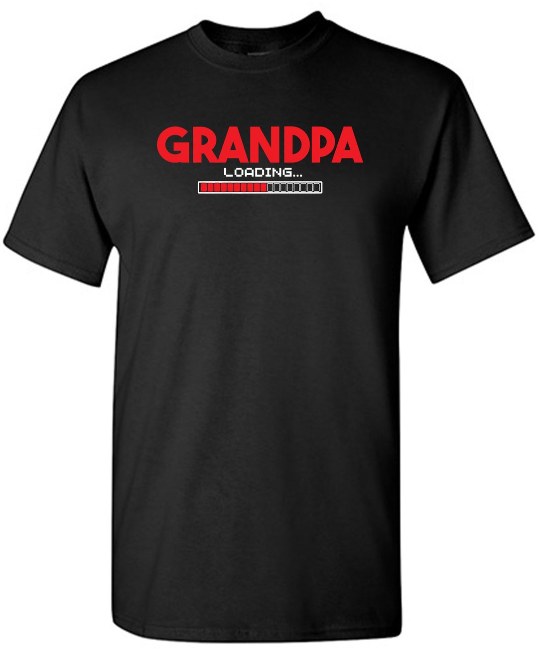 Grandpa Loading Sarcastic Humor Graphic Novelty Funny T Shirt Youth and ...