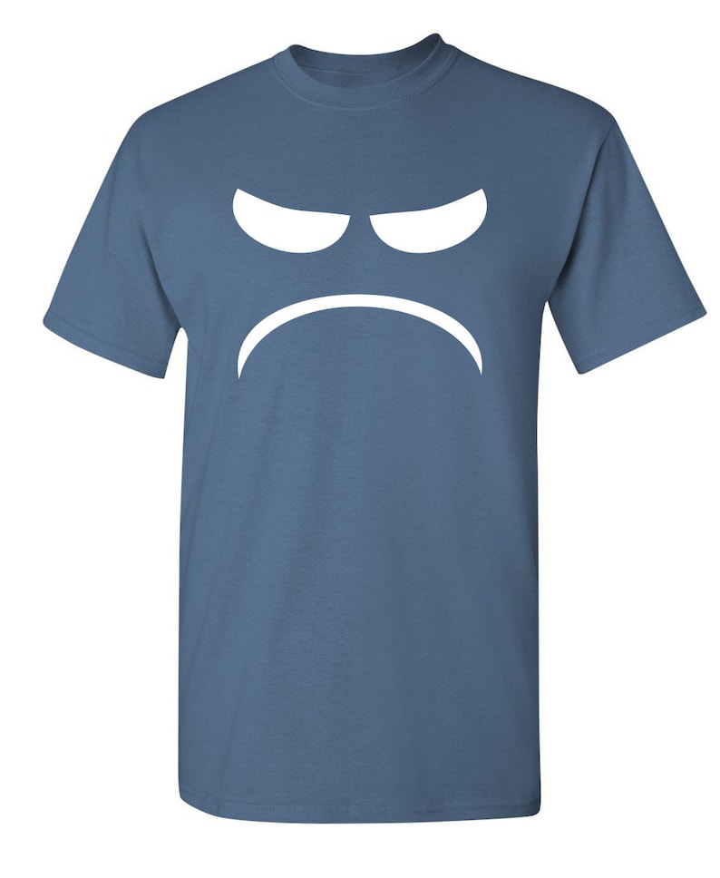 Mad Smile Sarcastic Humor Graphic Novelty Funny T Shirt
