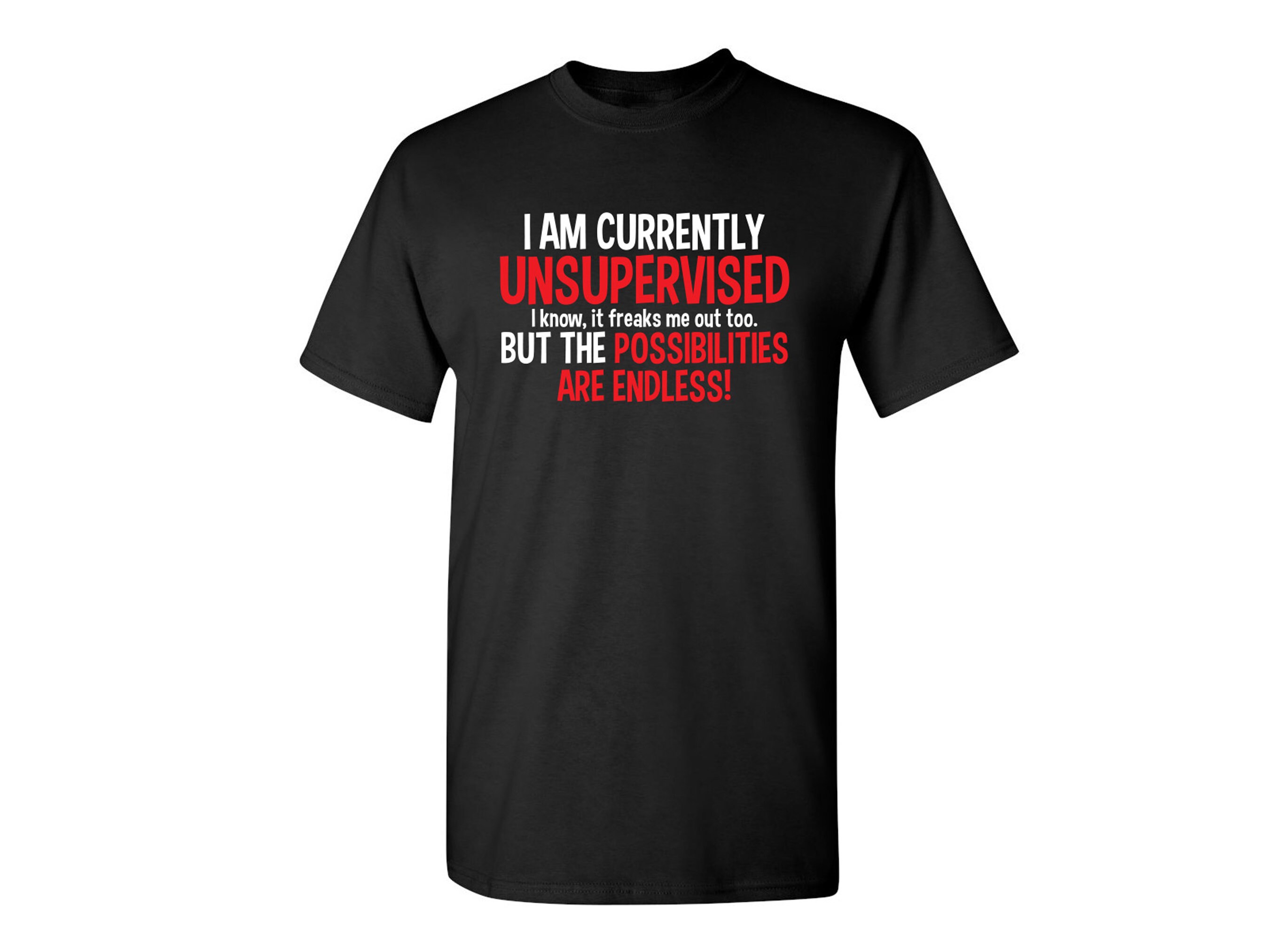 I Am Currently Unsupervised T-Shirt I Am Currently Unsupervised T-Shirt