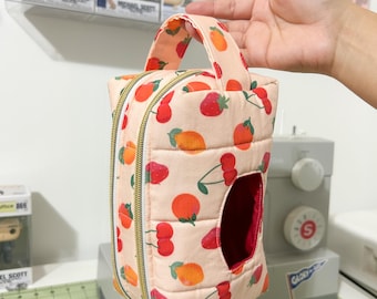 Baby Diaper & Wipe Pouch | Fruit Print