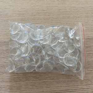 5 to 1000 round and square glass cabochons different sizes: 25 mm 58 mm image 2