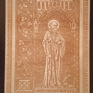 Heilige III - Große Gebetskarten aus Holz (19,5 x 13 cm)
