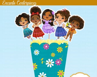 INSTANT DOWNLOAD Encanto Birthday, Encanto Centerpieces, Encanto Toppers, Encanto Party Decoration, Encanto Box, Familia Madrigal,