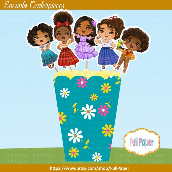 INSTANT DOWNLOAD Encanto Birthday Encanto Centerpieces Etsy