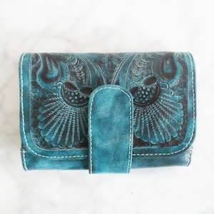Petit porte-monnaie en cuir pour femme, petit portefeuille pour femme