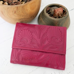 Leather Card wallet, Small leather wallet for woman, small coin purse