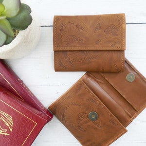 Geldbörsen für Frauen, Geldbörse, Lederhandtasche, Kleine Lederbrieftasche
