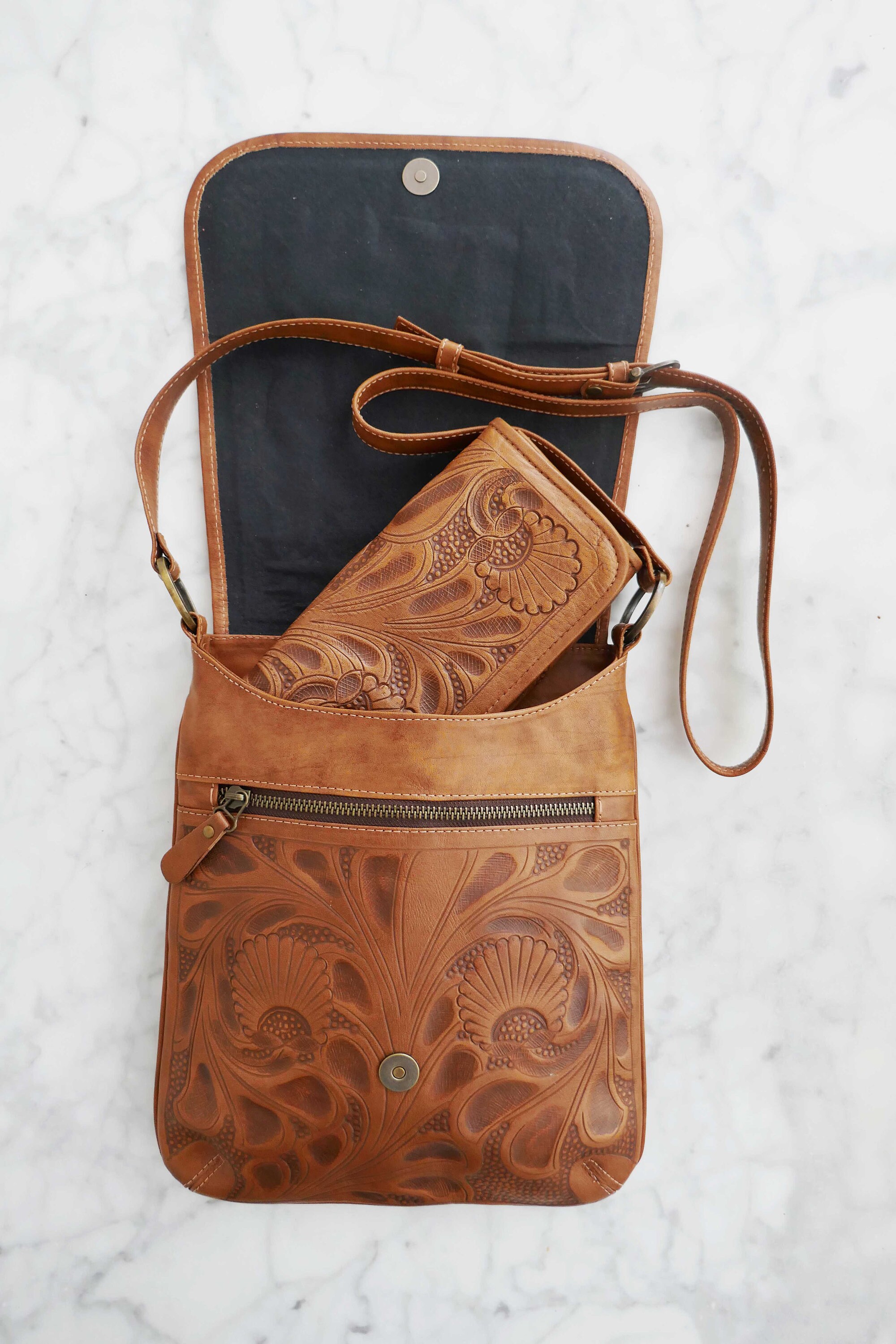 Leather Messenger Bag Leather Crossbody Bag Black Leather Etsy