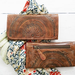 Ladies purse * Wallets for Women*Gifts for her*Womens wallet*Bohemian Wallet*Leather Wallet Woman