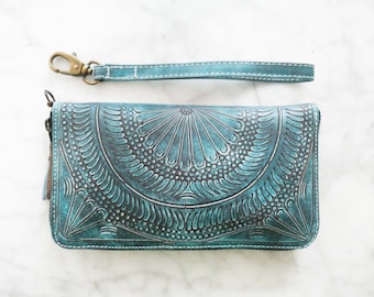 Handmade Leather Women’s Wallet – Vintage Style Purse, Everyday Gift